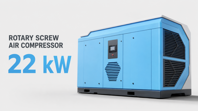 Kompresor udara sekrup berfrekuensi variabel magnet permanen berpendingin oli 22 kW